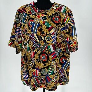 ELIZABETH LIZ‎ CLAIBORNE BLOUSE